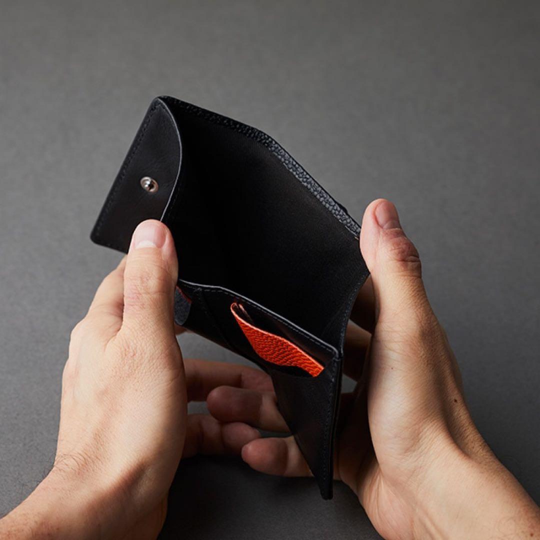 バスケ革の極小財布 Black Edition レザージー ナダヤスポーツ