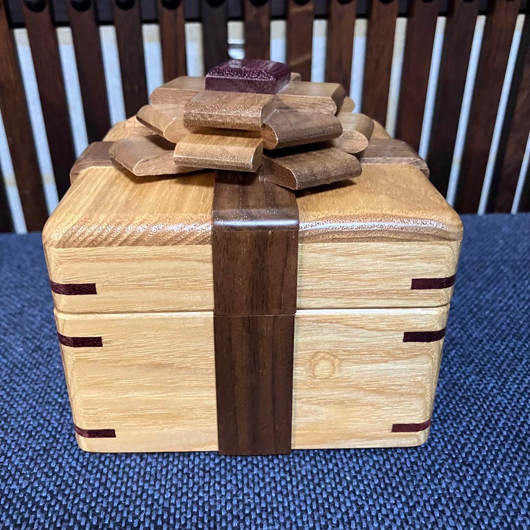 karakuri box 安兵衛 亀井明夫 リボン箱 からくり箱 希少
