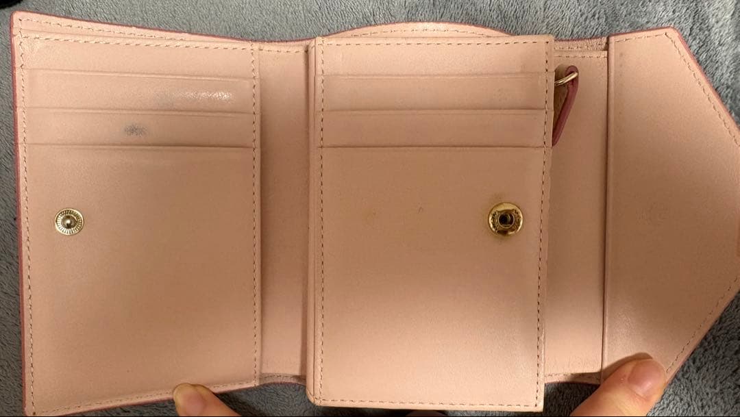 mcm パウダーピンク 財布