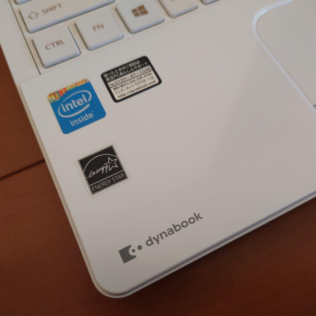 訳あり品✨️東芝dynabook✨️ホワイト✨️SSD＆オフィス2024