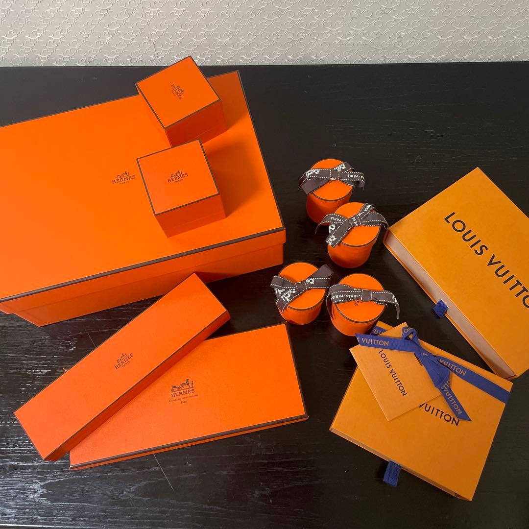 HERMES & LOUIS VUITTON ギフト箱セット