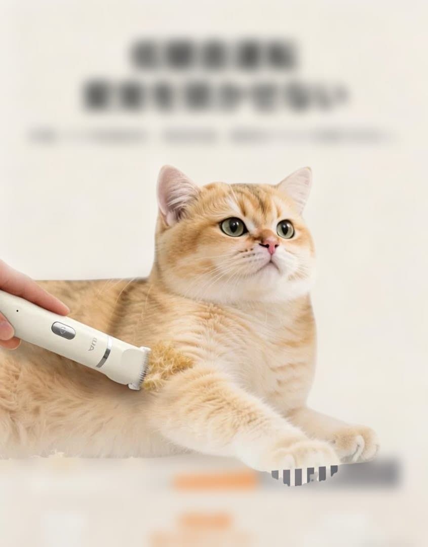 AIXIペット用バリカン ホワイト