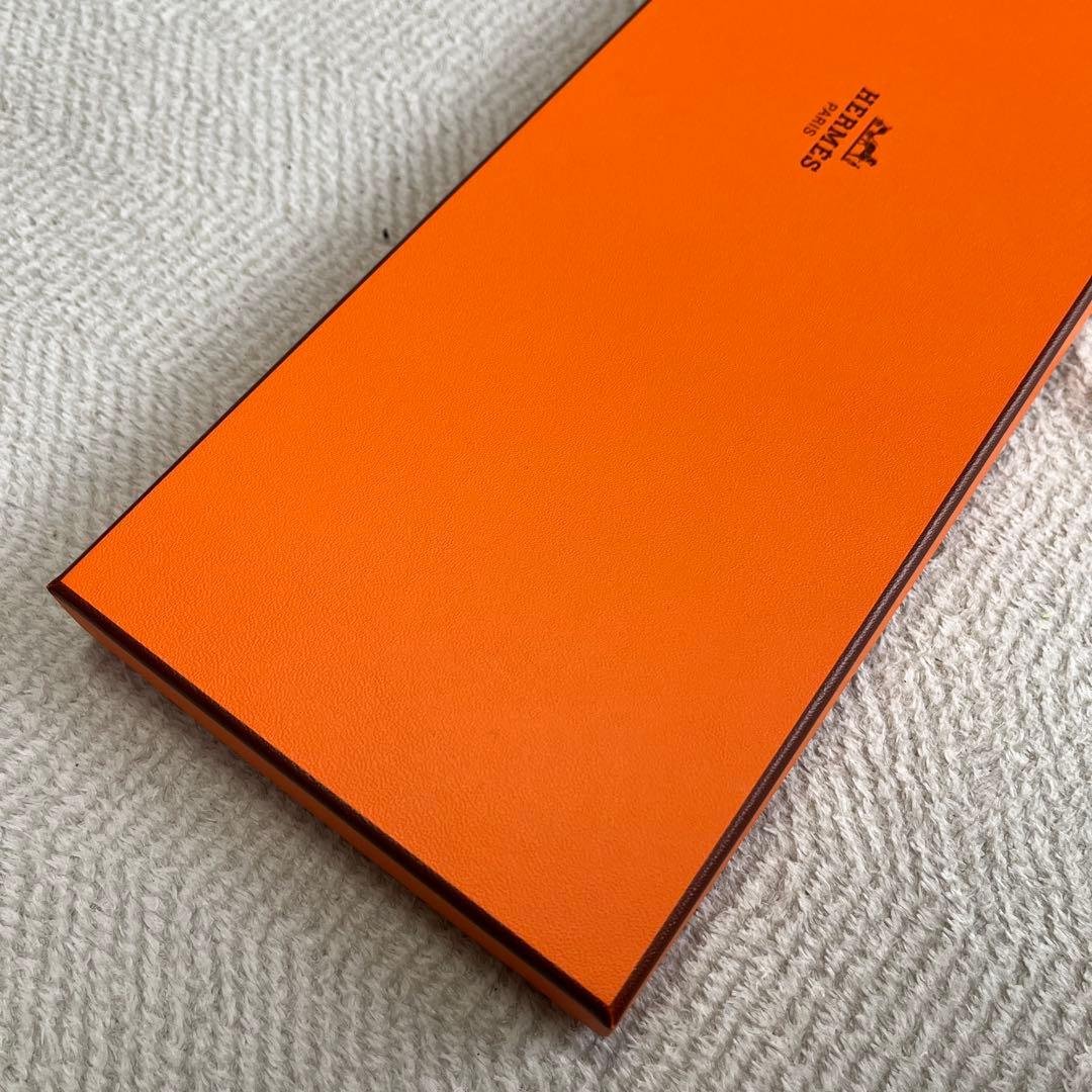 HERMES 空箱 オレンジ ギフト箱 長方形
