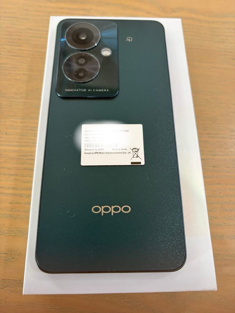 Oppo Reno11 A 美品です。値下げしました。