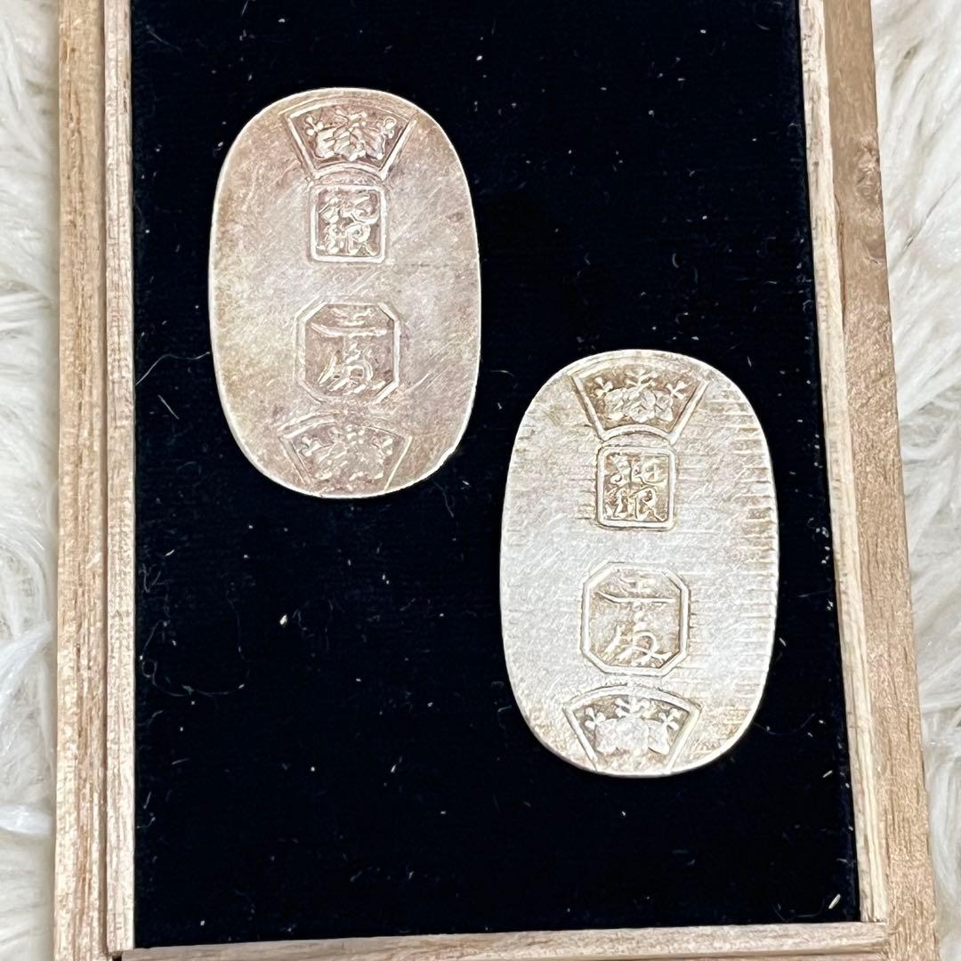 純銀小判 1匁 2枚セット 徳力