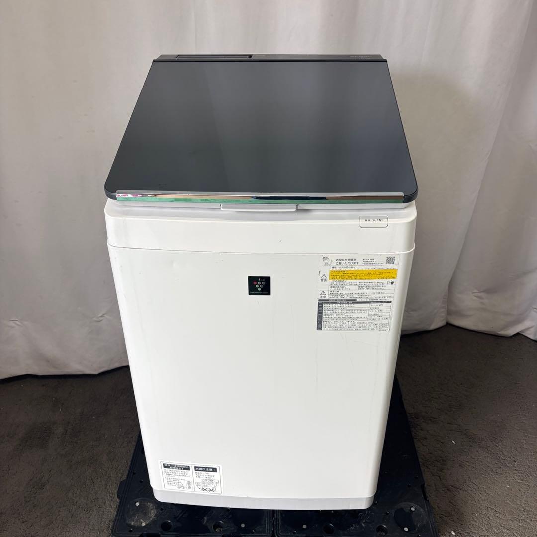 282　SHARP　洗濯機　乾燥　11キロ　設置無料　超音波ウォッシャー　安い‼️