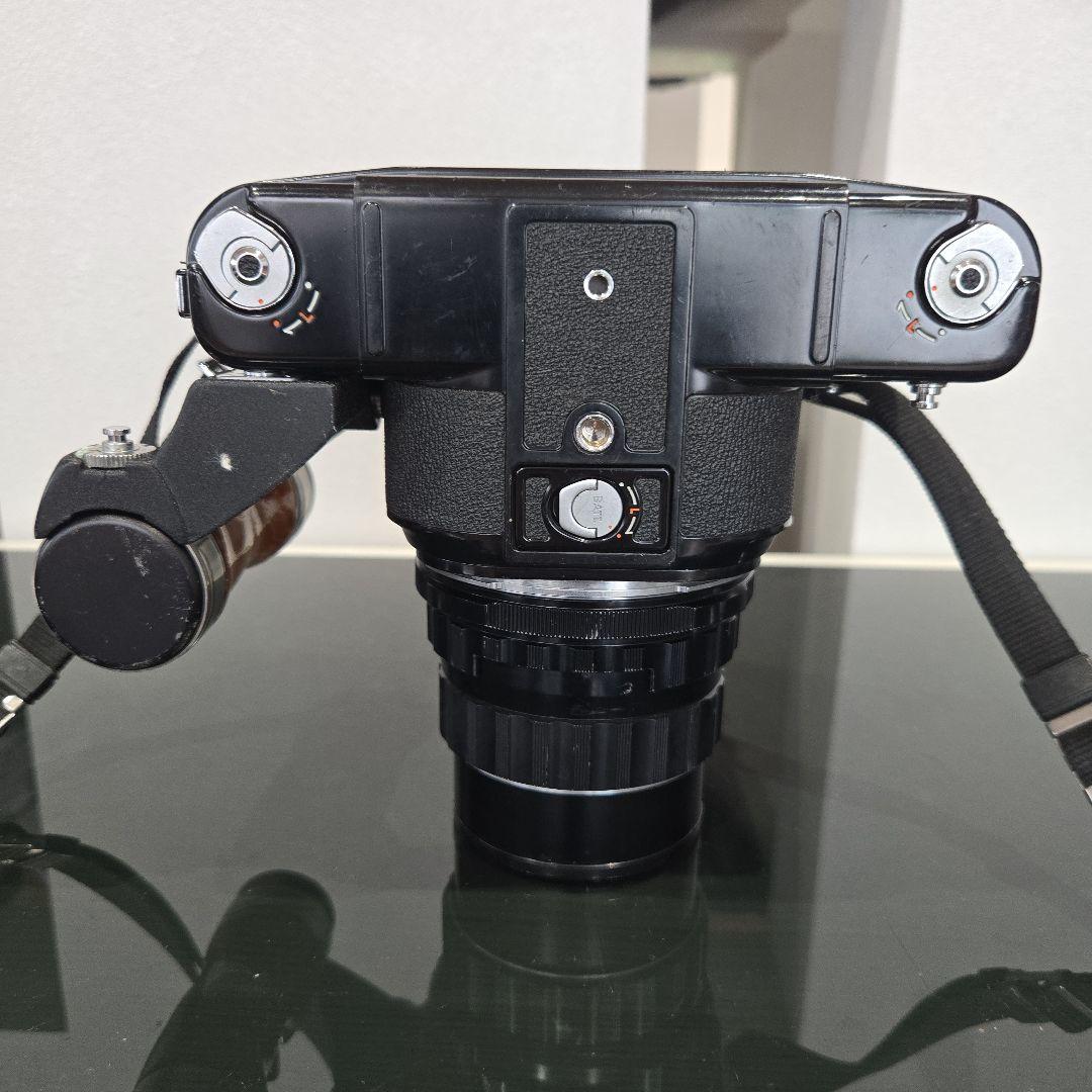 Pentax 6×7 TTL 105mm F2.4 ウッドグリップ付き