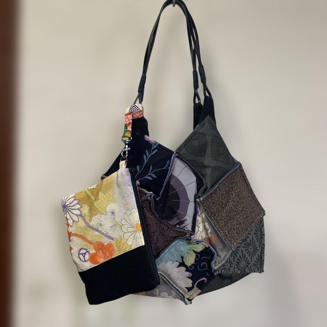 パッチワークトートバッグ ハンドメイド