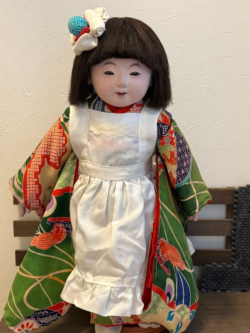 市松人形　丸平人形店　橋本幸三郎　エクボの愛らしい子
