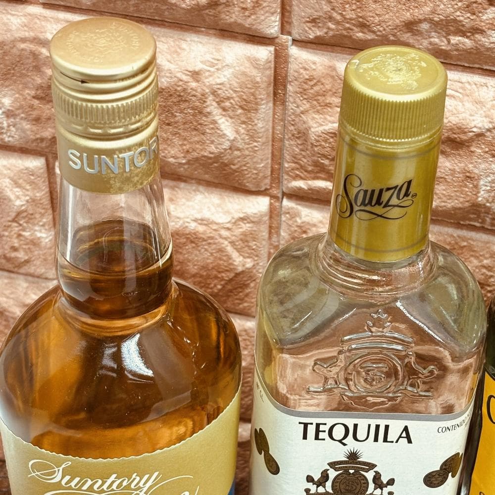 【古酒】 6本 ウイスキー ラム テキーラ サントリー グランツ まとめ売り