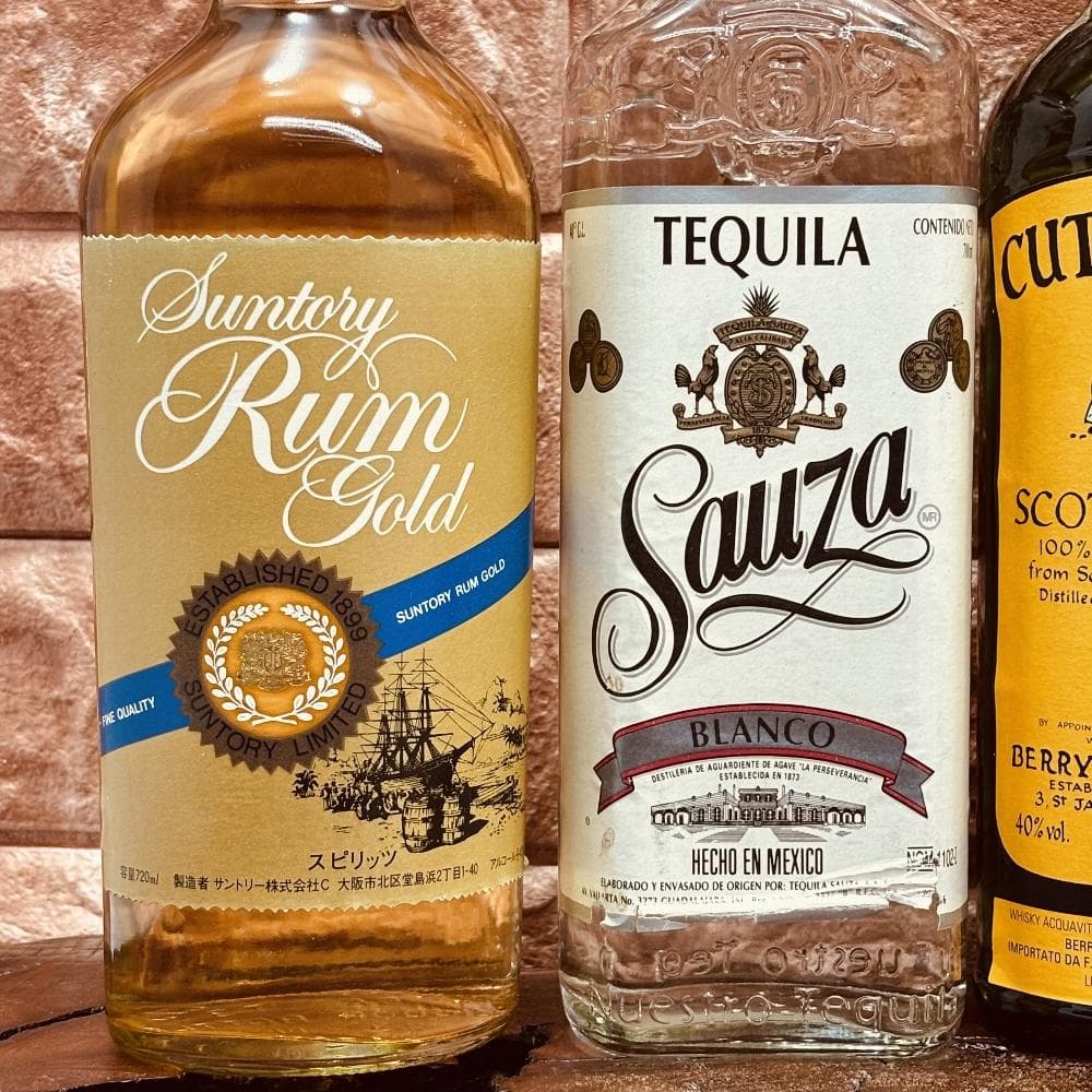 【古酒】 6本 ウイスキー ラム テキーラ サントリー グランツ まとめ売り