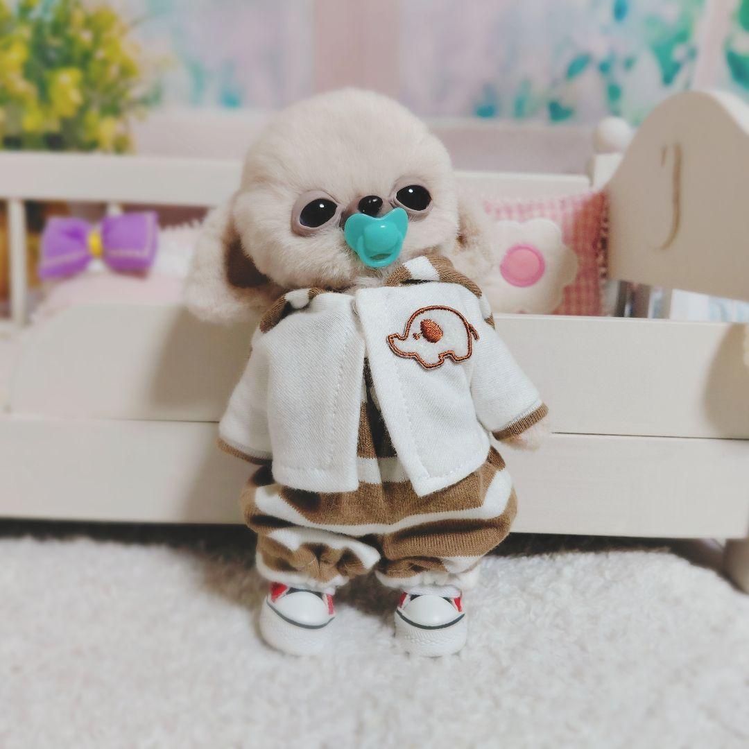 チワボボちゃん 　おしゃぶり付き　アートドール　ぬいぐるみ