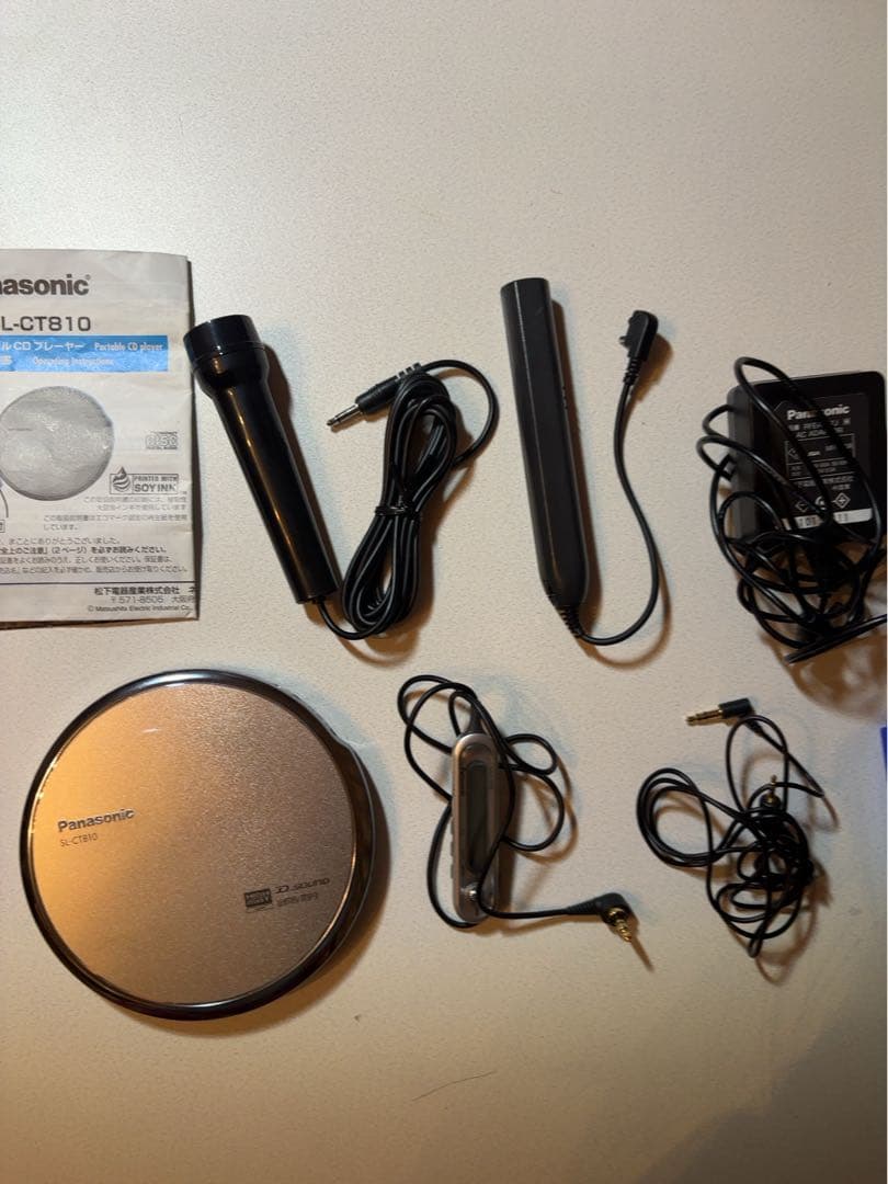 Panasonic SL-CT810 ポータブルCDプレーヤー