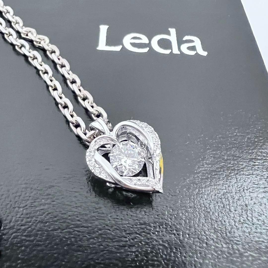 Leda レダ ダンシングストーン 輝くハート ネックレス Silver925