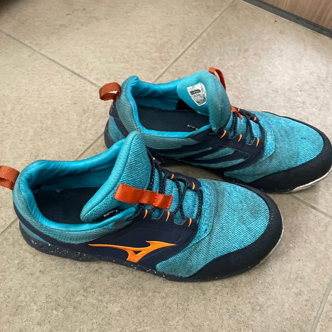 Mizuno 安全靴 青/黒/オレンジ