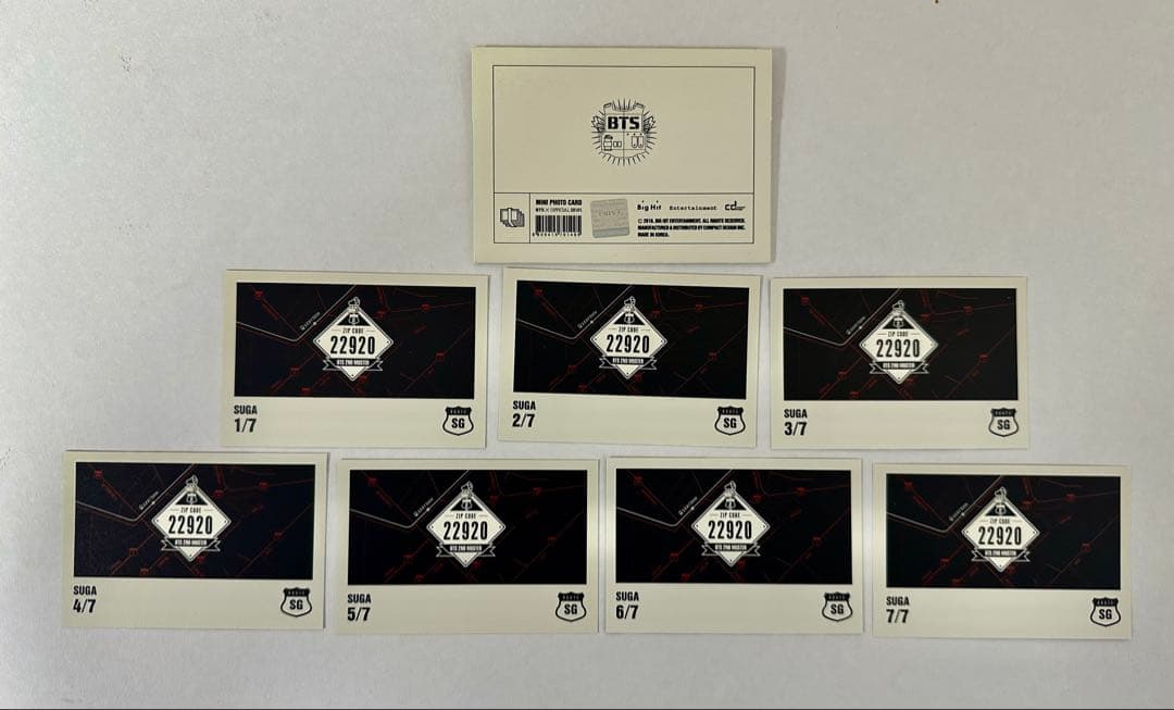 BTS 公式 2nd muster 22920 ミニフォト ユンギ コンプ