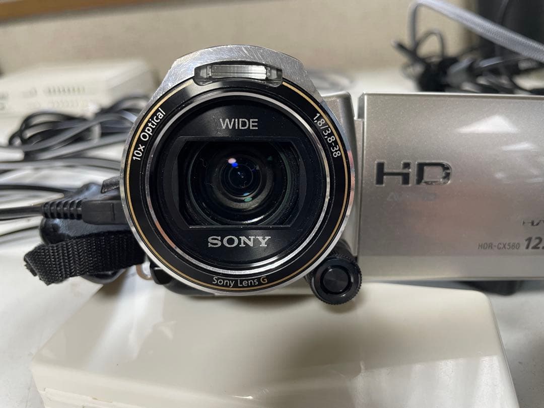SONY HDビデオカメラ HDR-CX560 ACアダプター付　作動確認済み