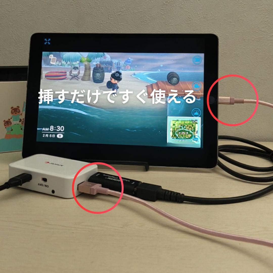 Lightning iPadをモニターとして使用できる