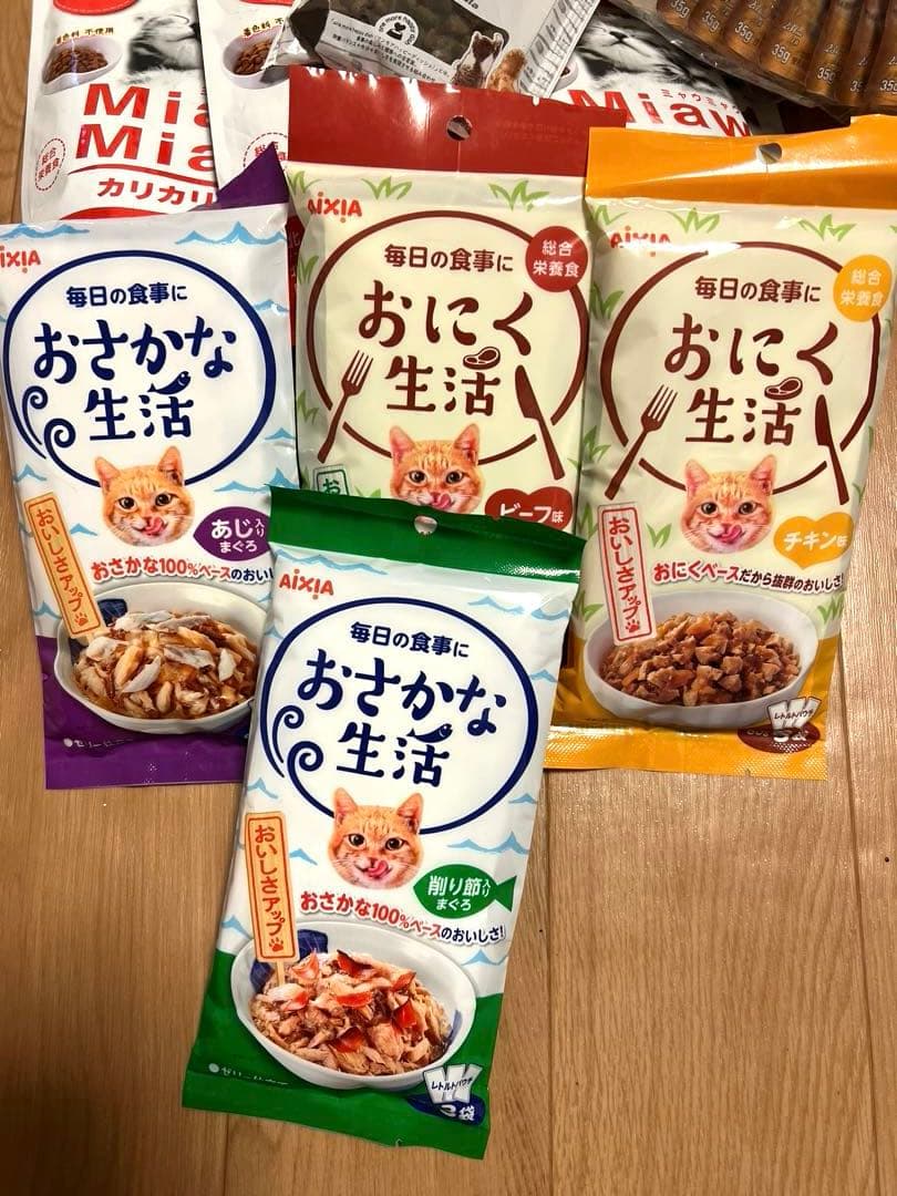 猫壱食器2個とキャットフードまとめセット【子猫&成猫】Nutroワイルドレシピ等