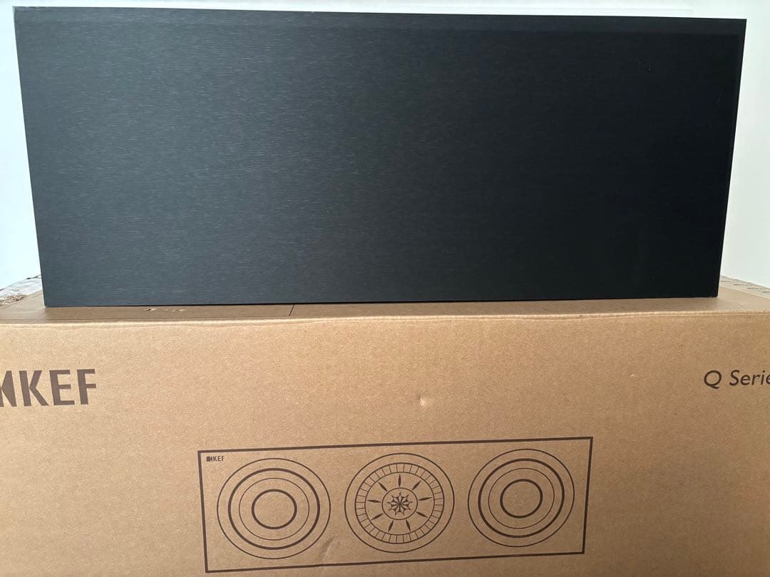 KEF Q250c ブラック　サランネット付き　センタースピーカー