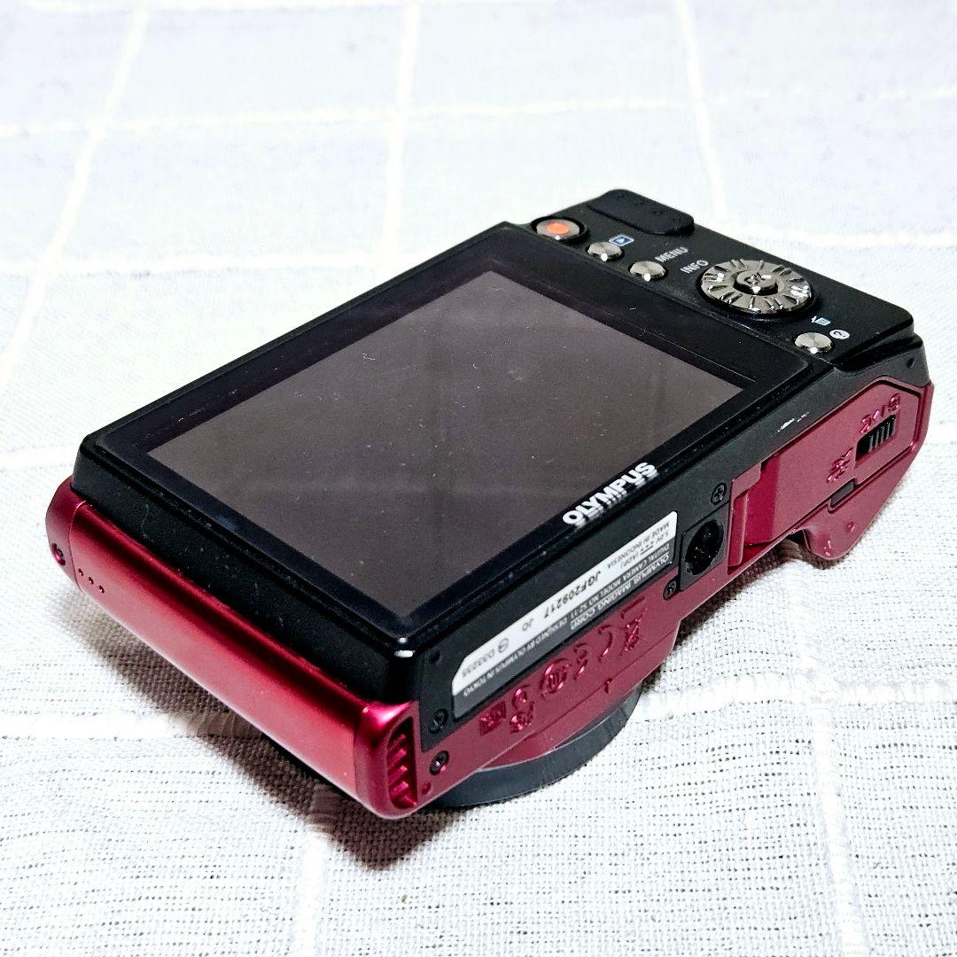 準美品 動作品 OLYMPUS sz-11 コンパクトデジタルカメラ レッド