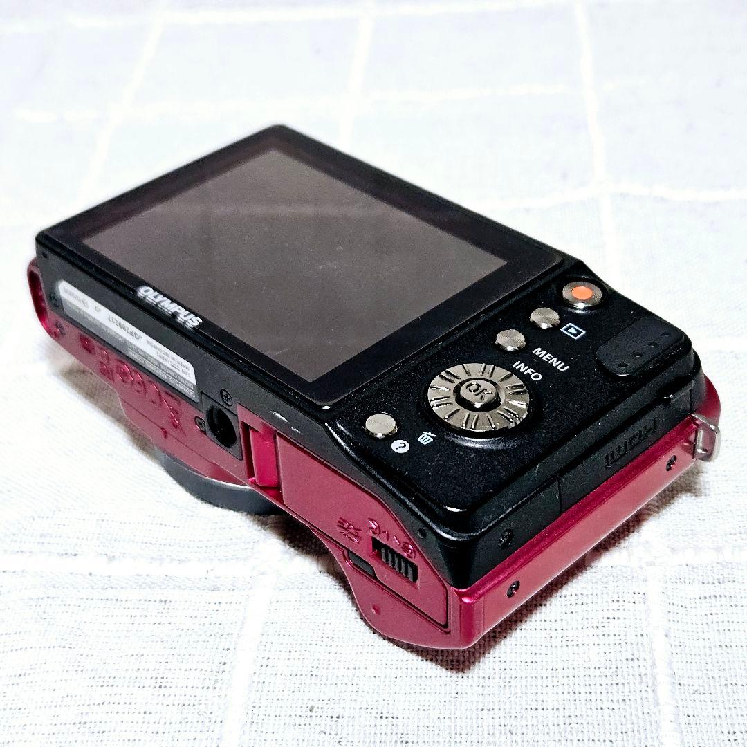 準美品 動作品 OLYMPUS sz-11 コンパクトデジタルカメラ レッド