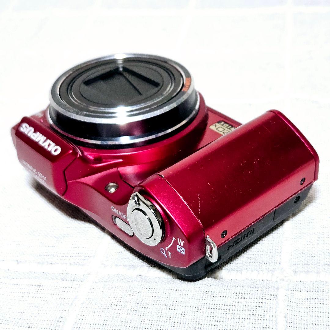 準美品 動作品 OLYMPUS sz-11 コンパクトデジタルカメラ レッド