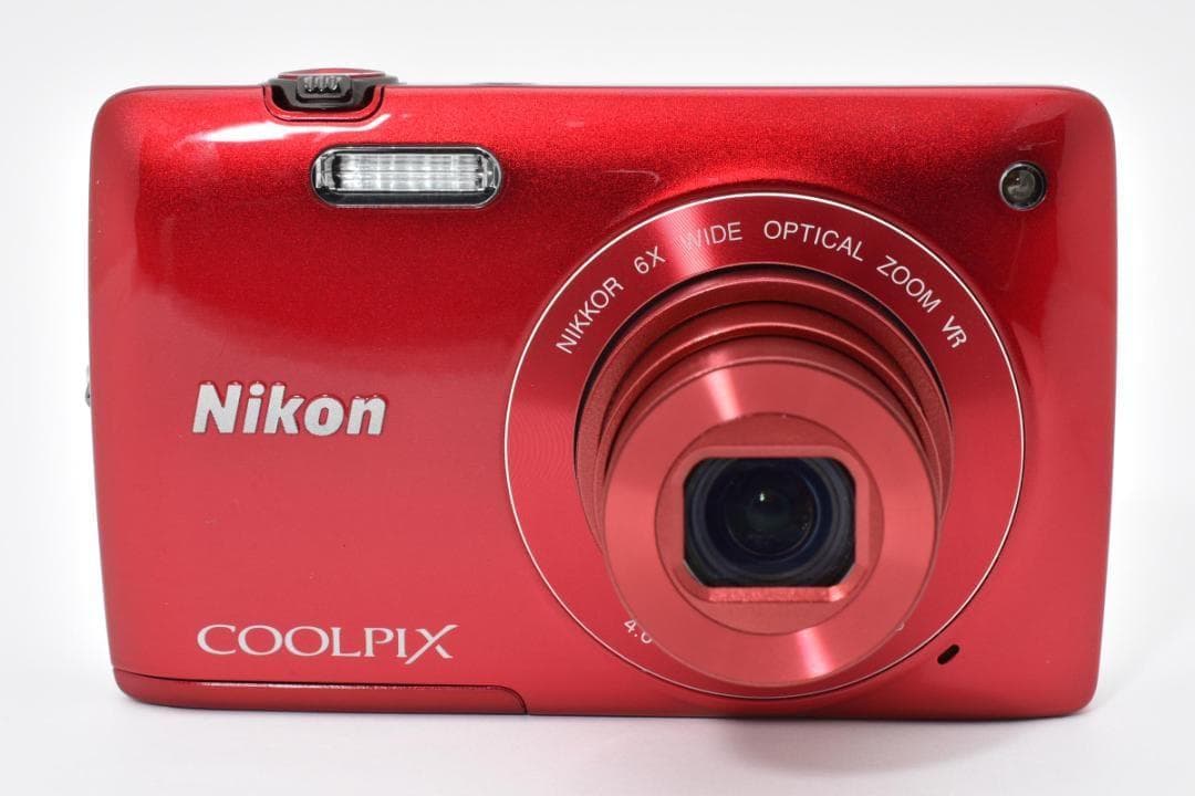 【ほぼ新品・返品保証】 Nikon COOLPIX S4400 レッド