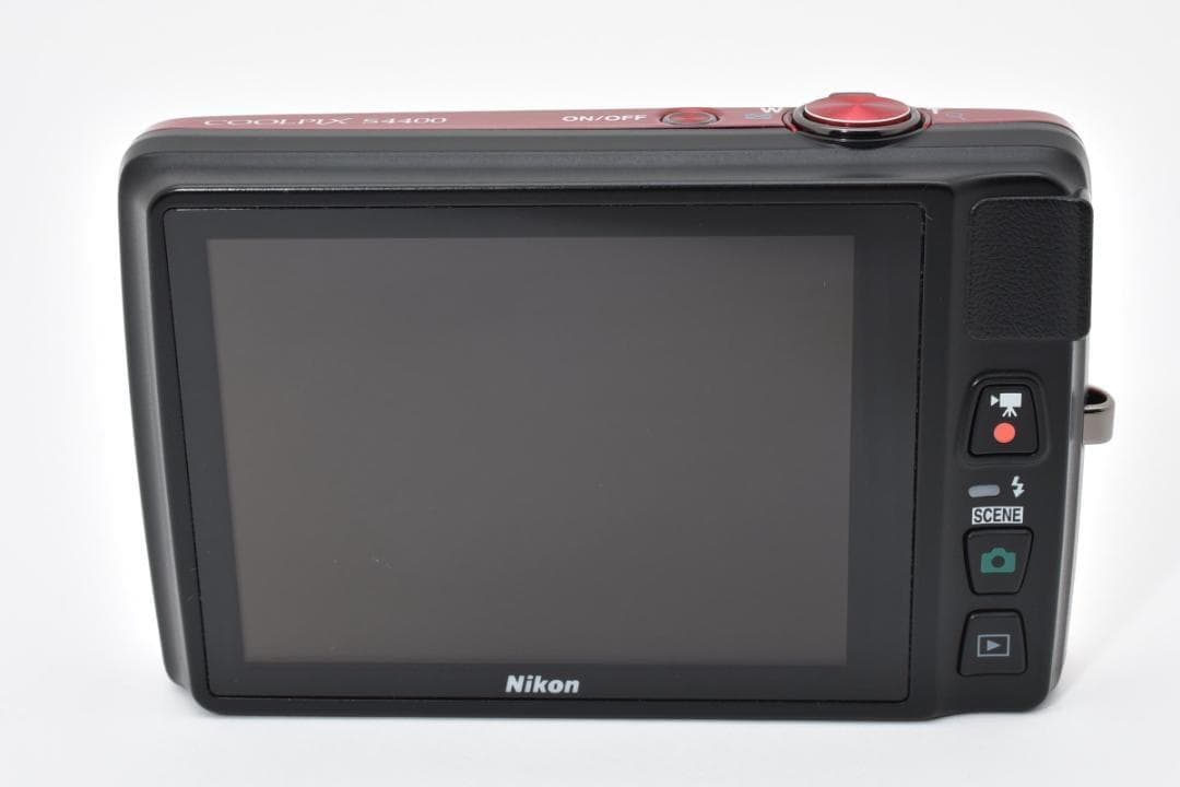 【ほぼ新品・返品保証】 Nikon COOLPIX S4400 レッド