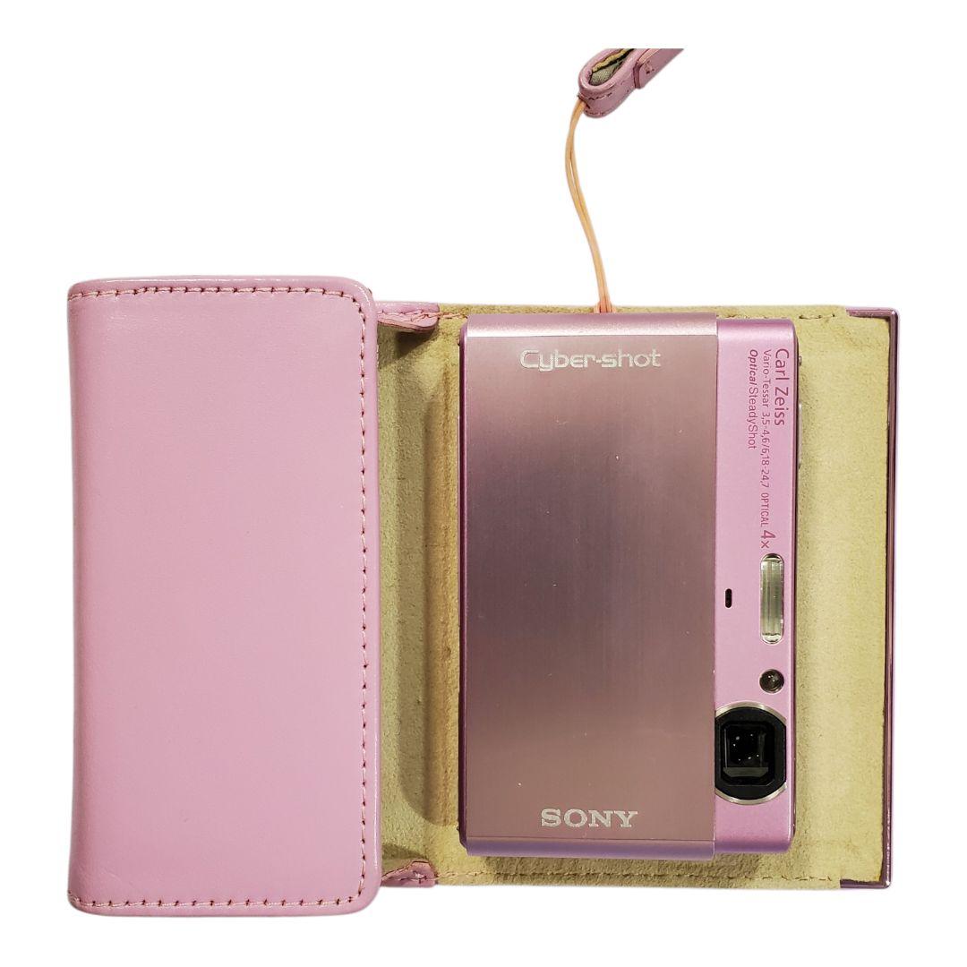Cybershot/サイバーショット/DSC-T77/sony/ピンク/コンデジ