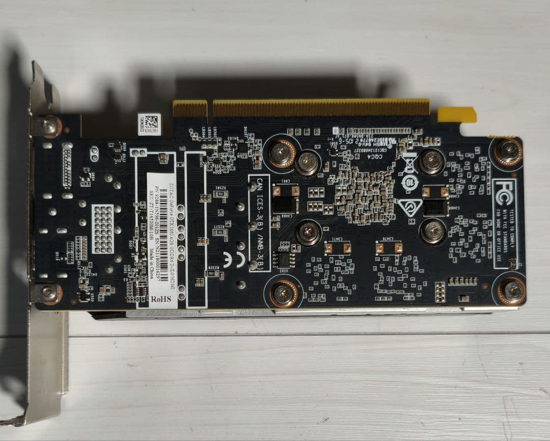 グラフィックボード　ZOTAC GTX1650
