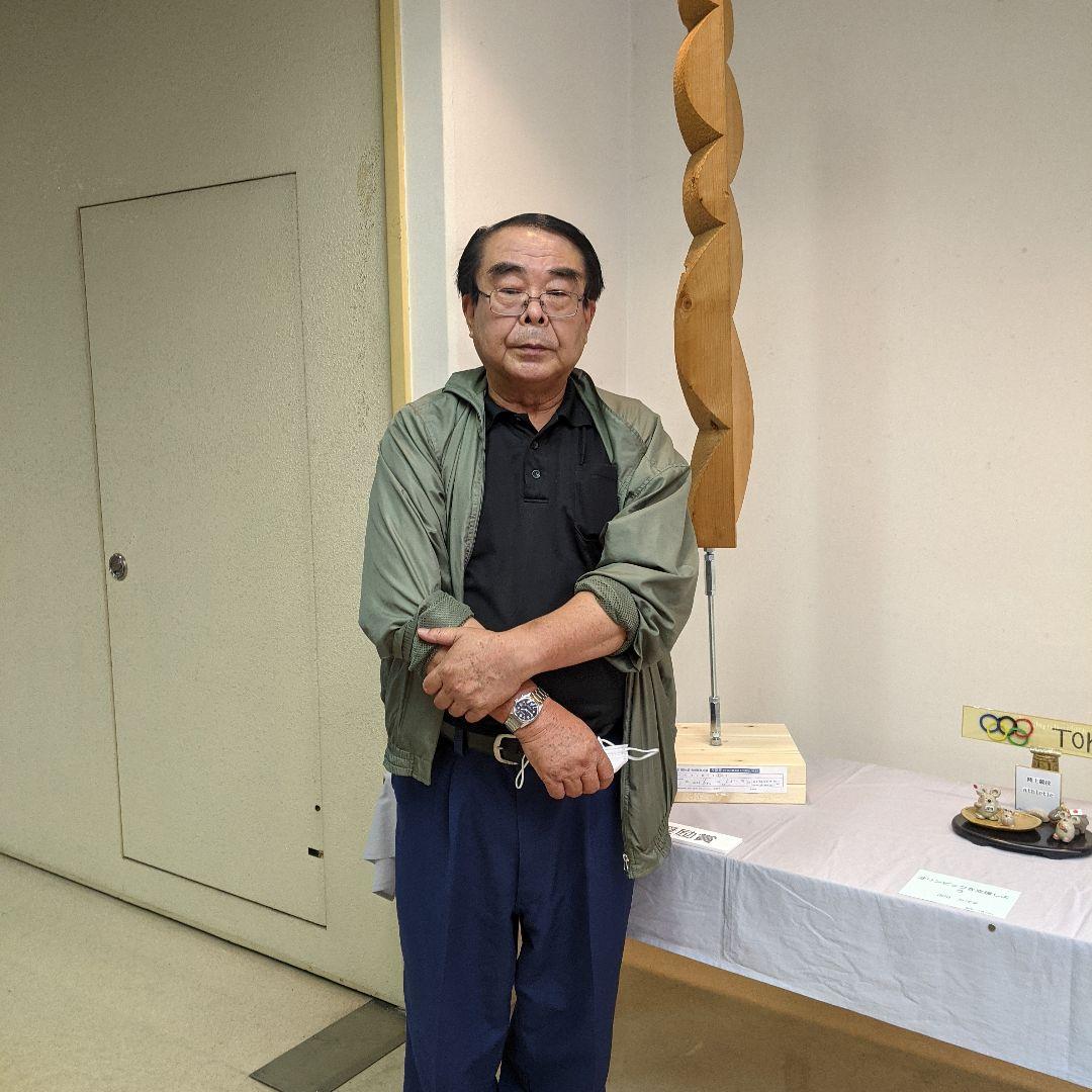 平和観音さまシリーズです　作品番号 NO U−22 　　彫刻家　岩村一博