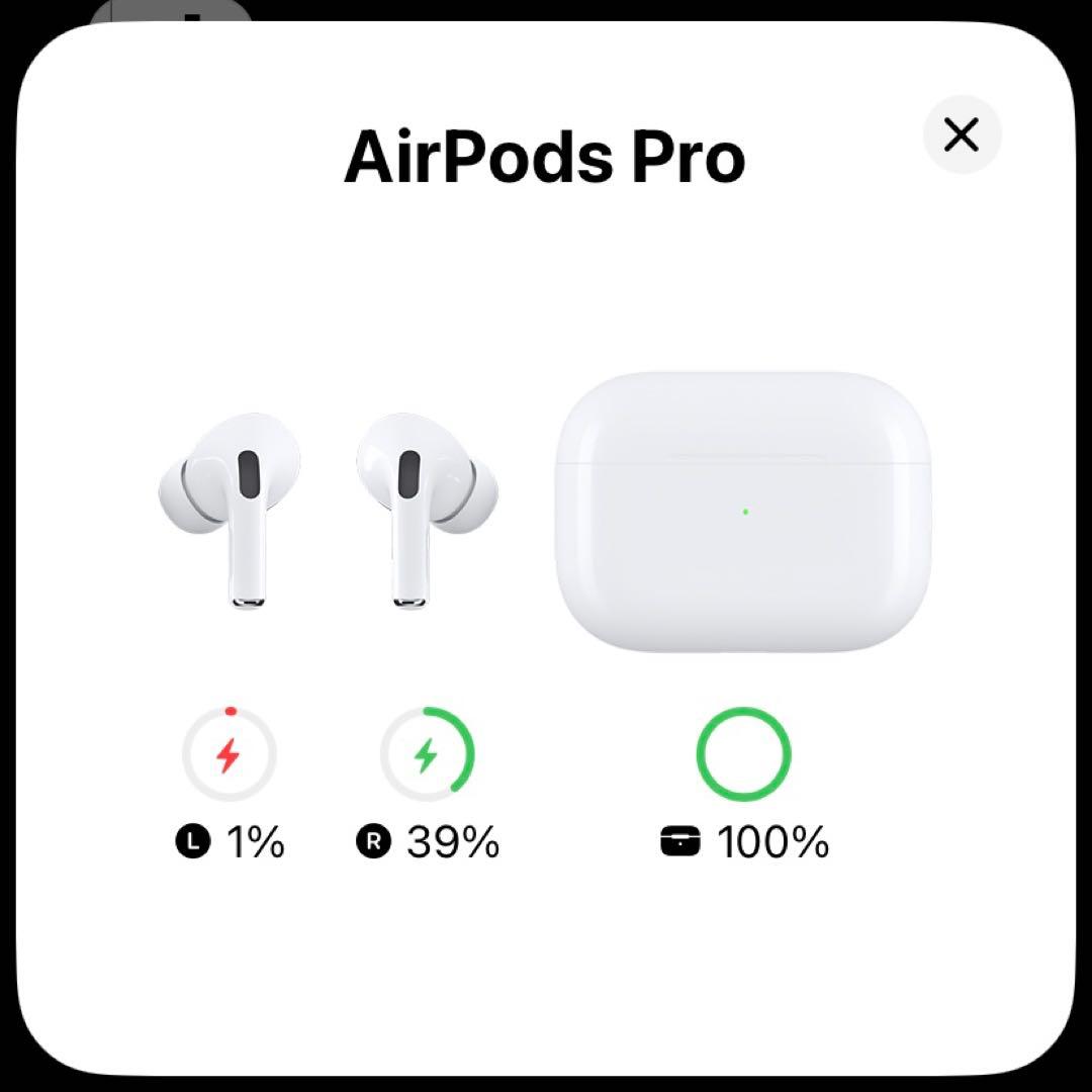 AirPods Pro 第1世代　左右イヤホン+充電ケース+カバー