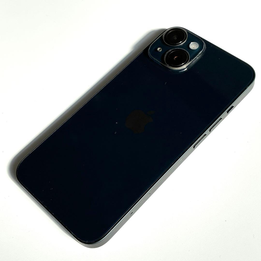【美品】iPhone14 128GB ミッドナイト キズなし