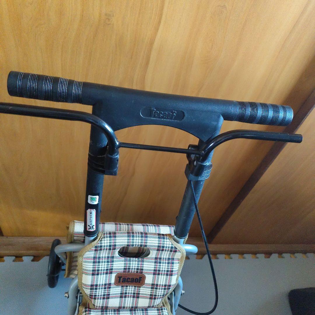 幸和製作所 Tacaof チェック柄 シルバーカー 4輪