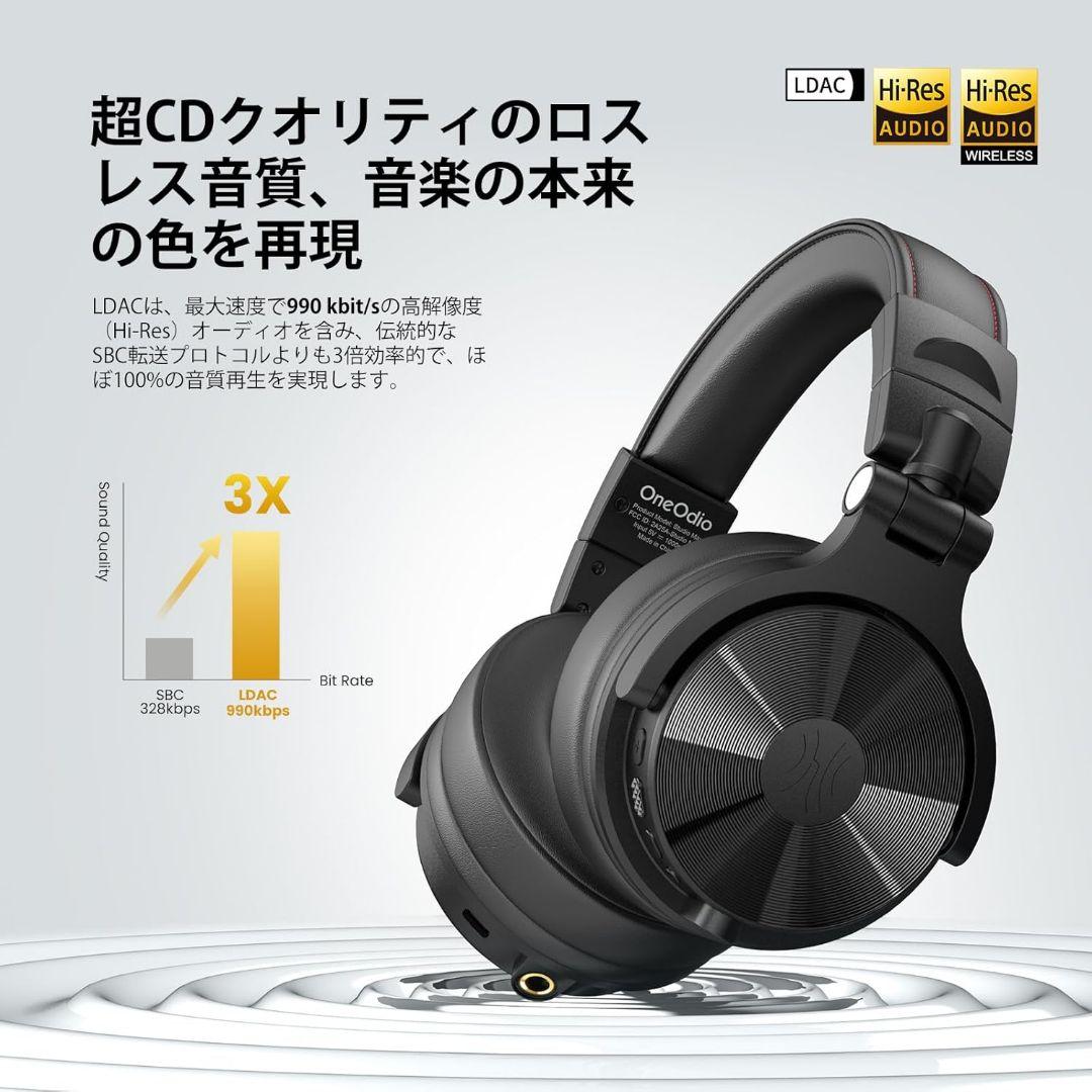 OneOdio Studio Max 1 DJ モニター ヘッドホン ワイヤレス