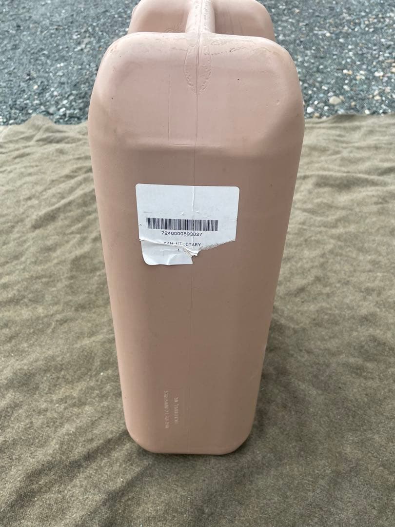 米軍放出 ウォーターコンテナ 20L デザートタン
