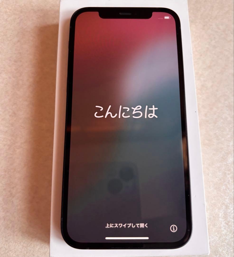 美品 iPhone12 本体 64GB バッテリー80% SIMフリー　ブラック