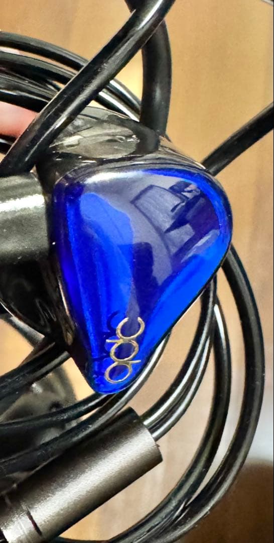 【美品】qdc SUPERIOR Blue 別売り純正4.4mmケーブル付