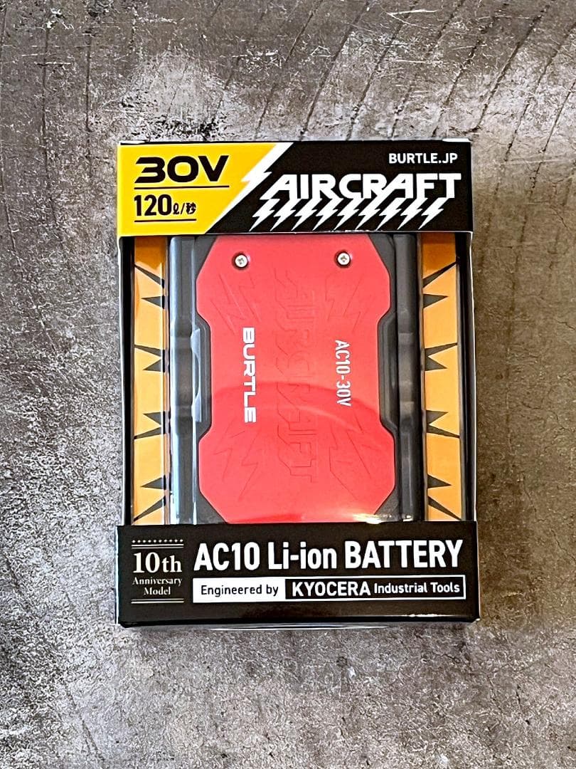 最新30V 新品 バートル AC10 バッテリー メタリックレッド 空調服用