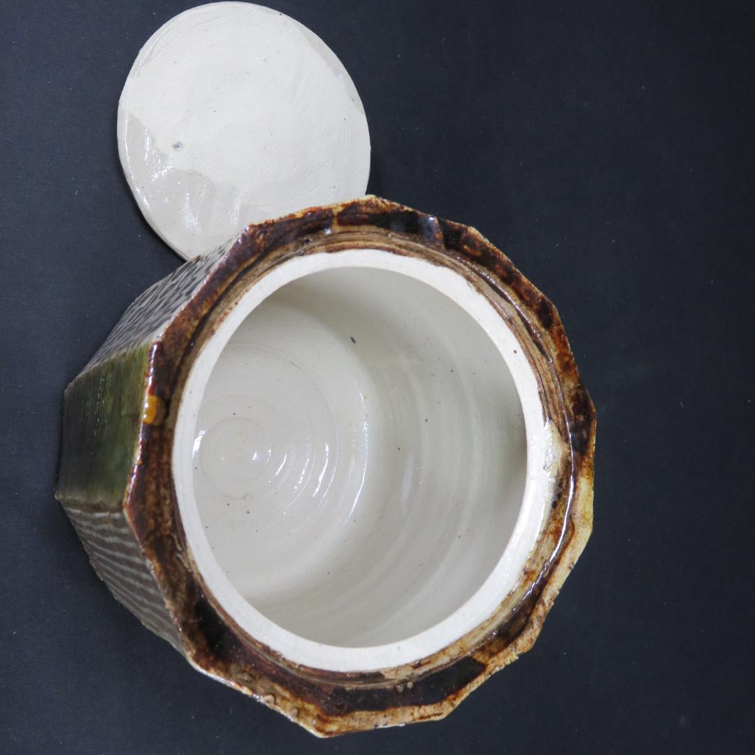 織部 水指 修 共箱 木箱 茶道具 茶器 お稽古 茶の湯 美品