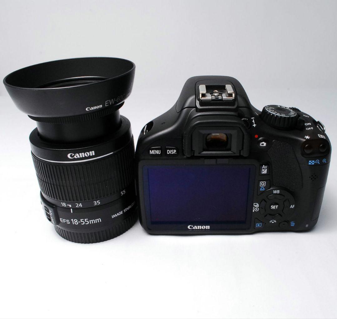 ②C Canon EOS Kiss x4 標準レンズセット フード付き