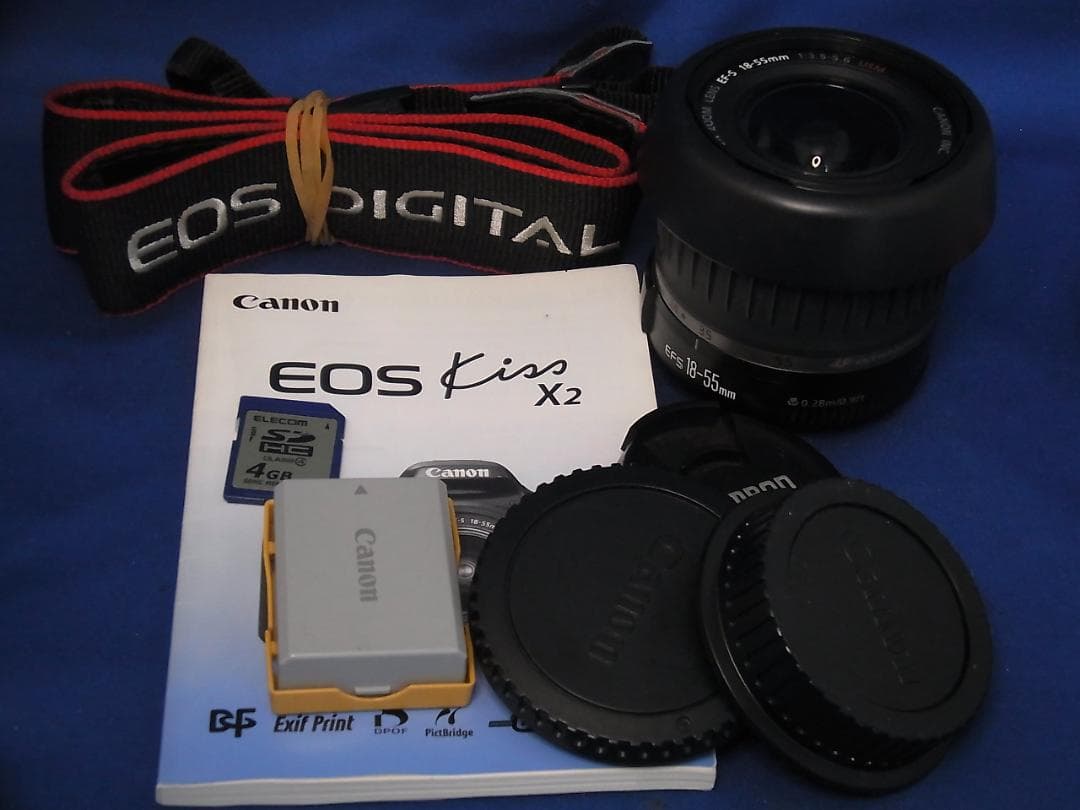 #3873 名機 EOS Kiss X2 Canon EF-S 18-55mm