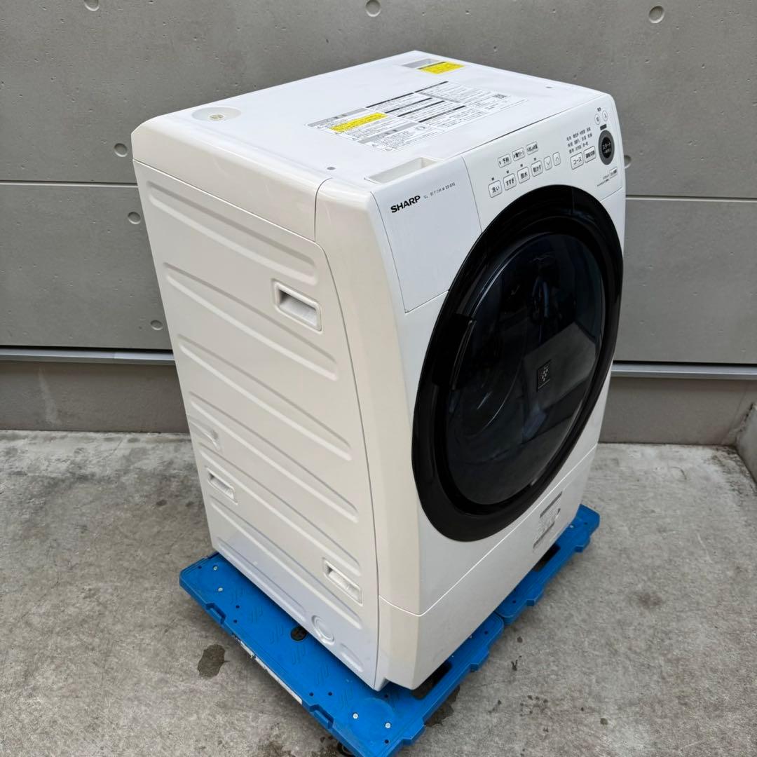 514⭐️2021年製美品★シャープ　ドラム式洗濯機　7KG 熱乾燥　一人暮らし