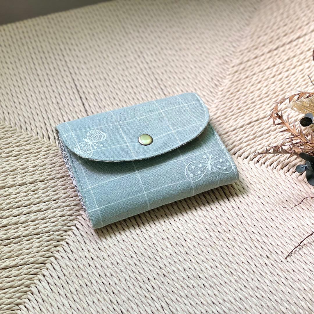 ⚮̈ミナペルホネン　choucho コンパクトウォレットS ミニ財布