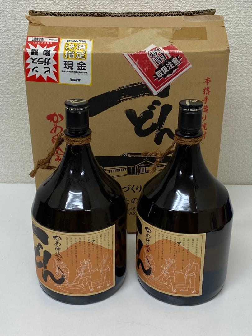3-3399 かめ仕込み　一どん　1,800ml 2本セット