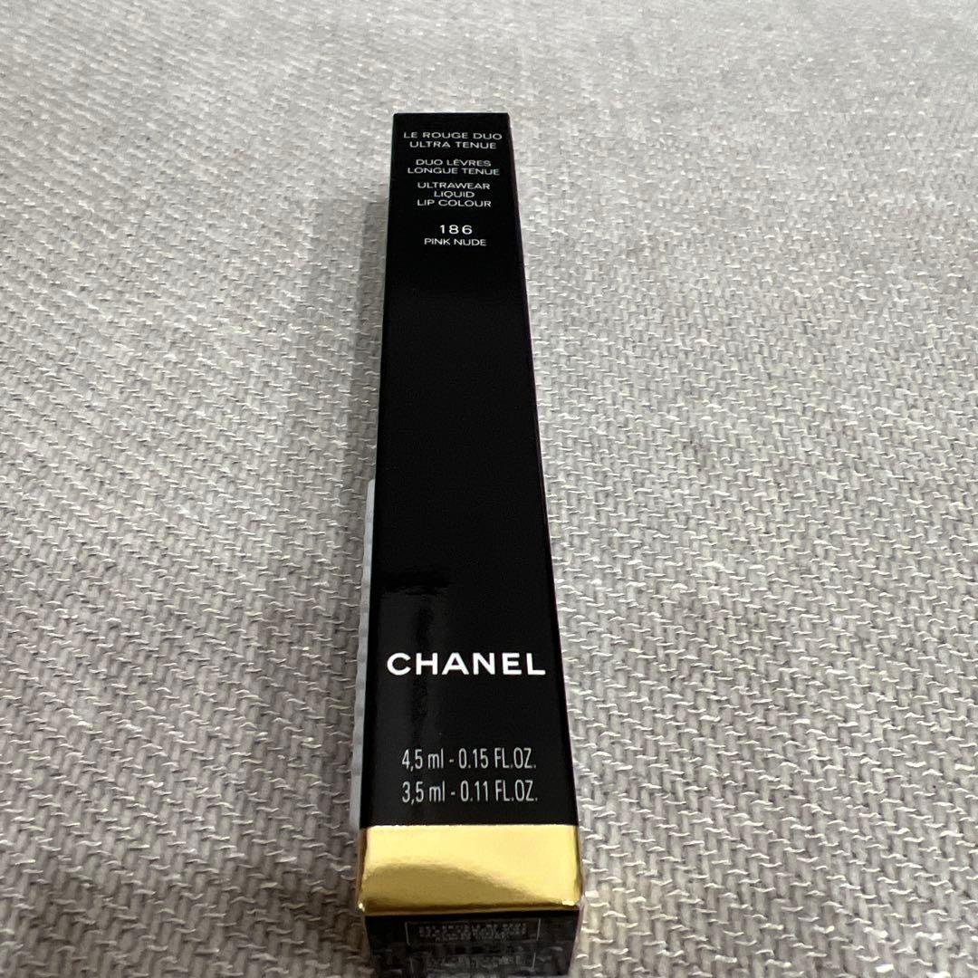 CHANEL ル ルージュ デュオ ウルトラ トゥニュ186ピンク ヌード
