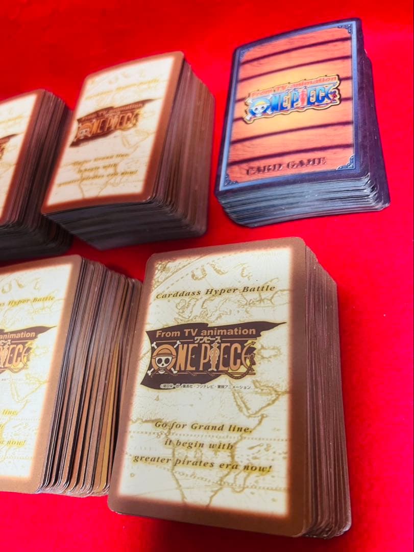 【絶版初期約25年前】ワンピース旧カードゲーム　カードダス　850枚以上　まとめ