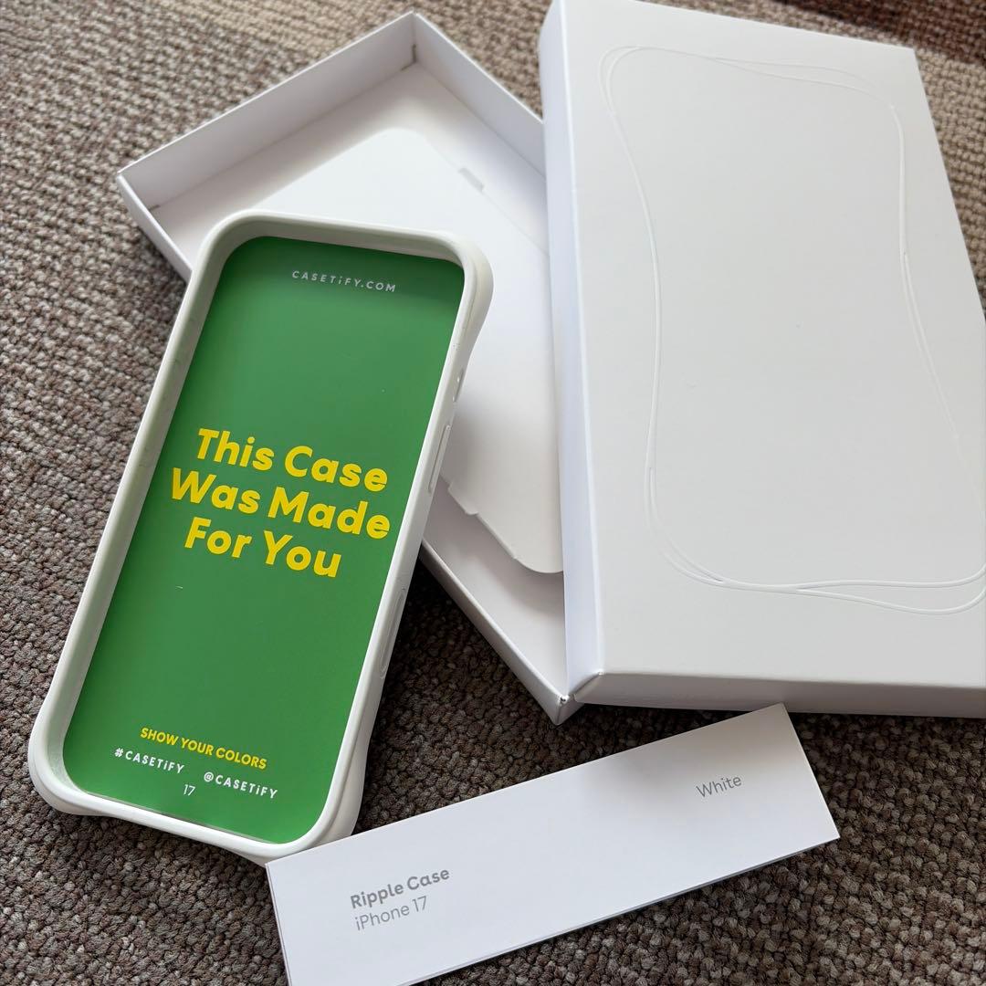 CASETiFY iPhone 17 ウェーブシリコンケース magsafe対応