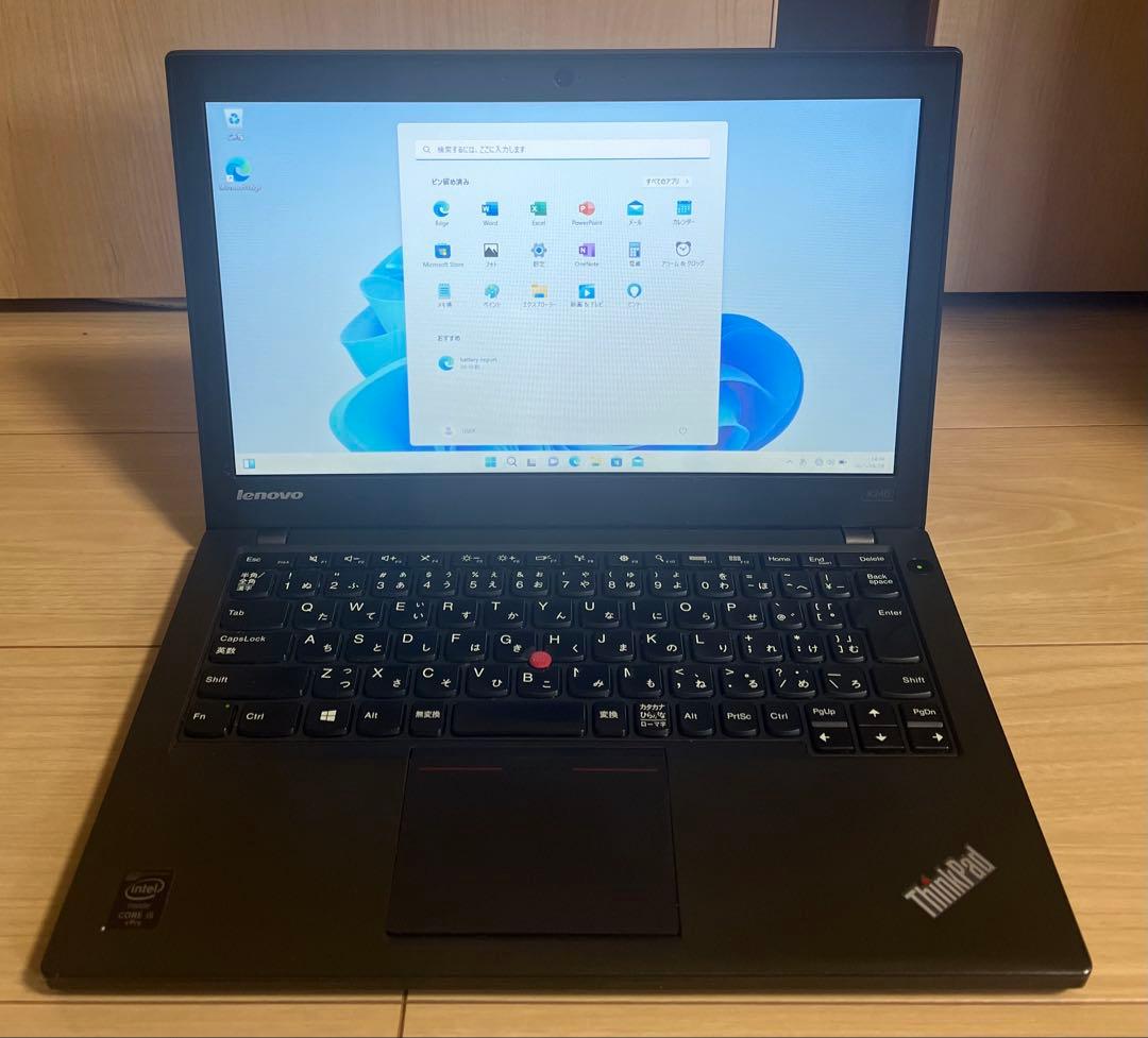 Windowsノート本体 Lenovo ThinkPad X240 Core i5 4300U